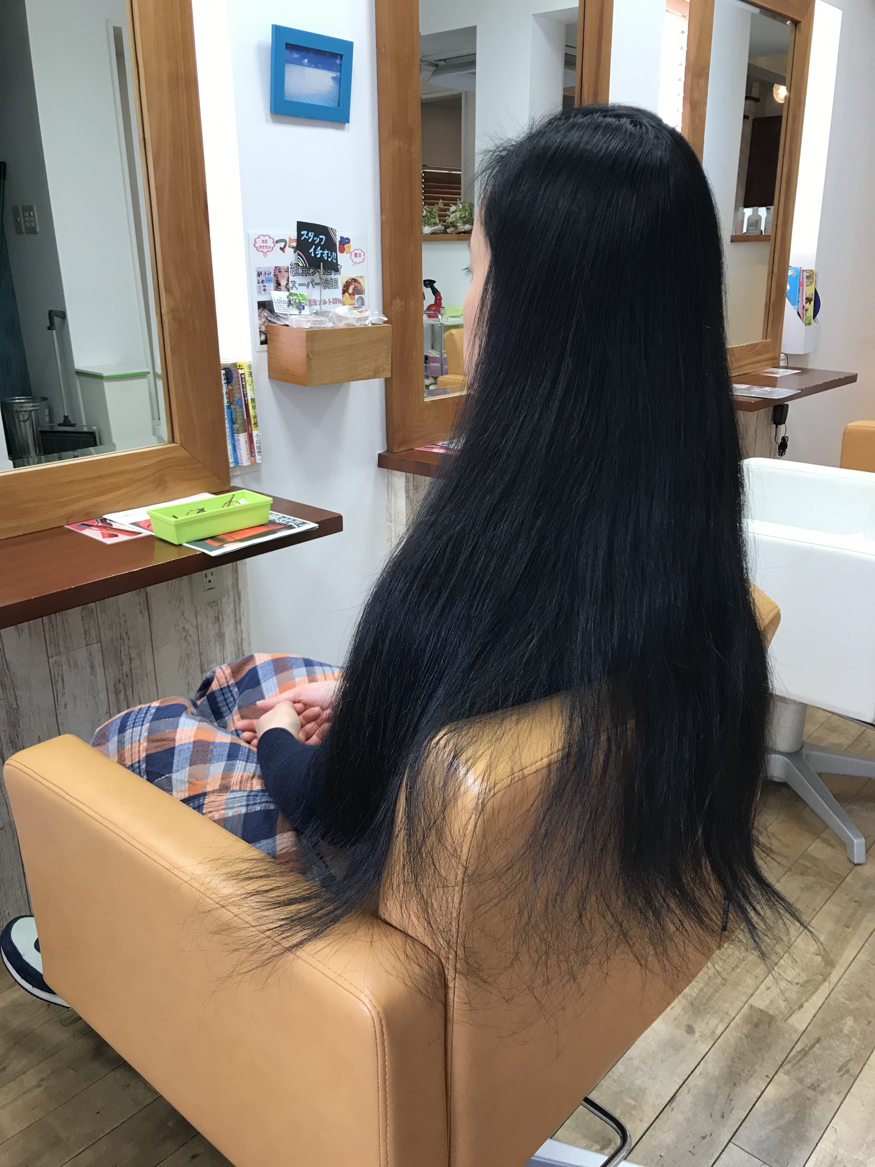 ヘアドネーション 黒髪 【メーカー包装済】 - ウィッグ・エクステ